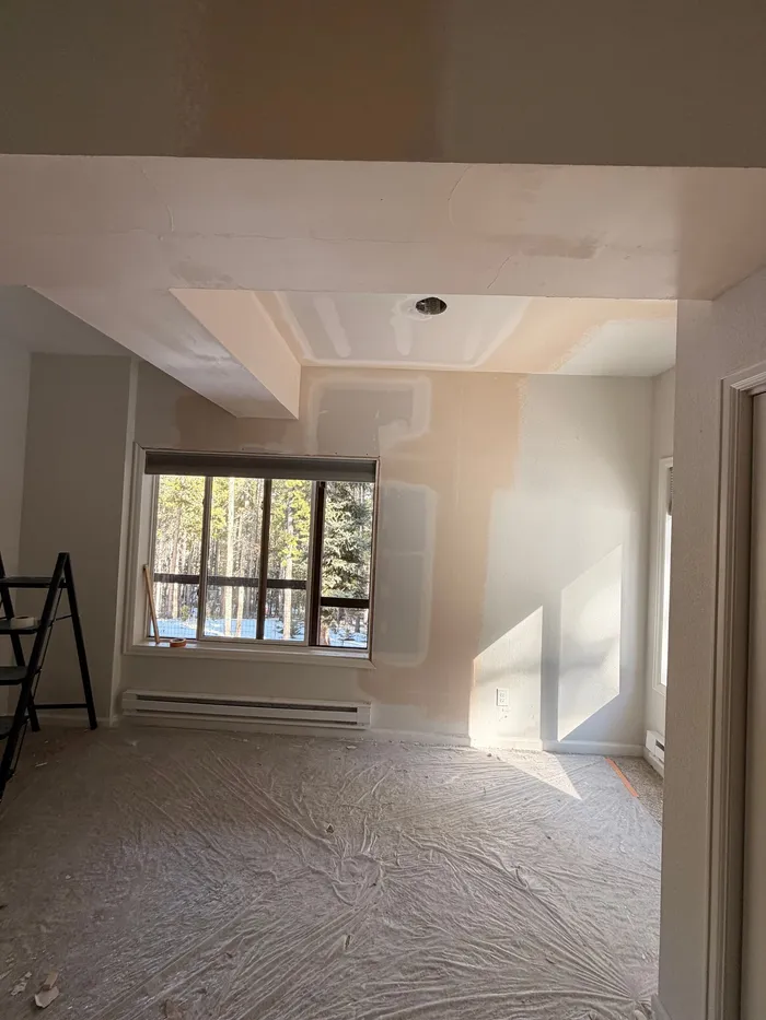 Same ceiling closed in and finished